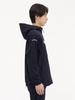 DESENTE AIRY TRANSFER Light Lip Full Zip Hoodie BK L