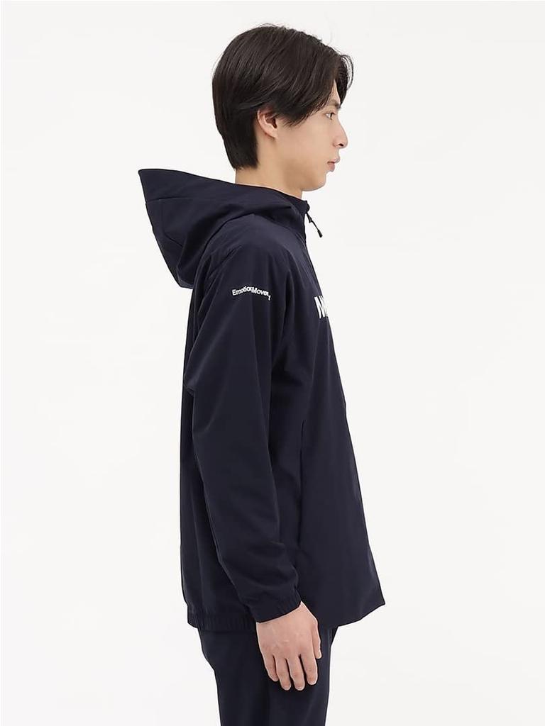 DESENTE AIRY TRANSFER Light Lip Full Zip Hoodie BK L