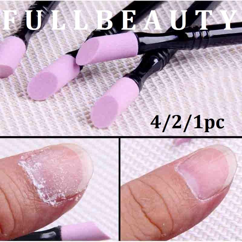 Эргономичный инструмент для маникюра - Удалитель ороговевшей кожи и пушер для кутикулы с мягкими резиновыми наконечниками