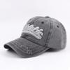 Бейсболка с вышитыми объемными буквами, осенняя хлопковая кепка с козырьком для улицы