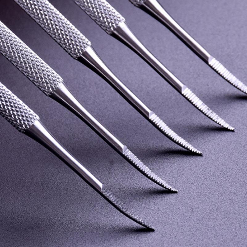 High Quality Satin Edge Onychomycosis Toe Nail File Double Ended Paronychia Stainless Steel Podiatry 1PC Toe Nail Lifter Ingrown Jewelry Accessory