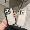 Милый прозрачный чехол для телефона с 3D-ушками кошки для 17 16E 16 15 14 Plus 13 12 11 Pro Max Мультяшный милый ударопрочный прозрачный чехол