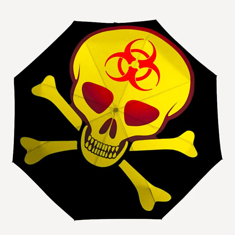 1 шт. Автоматический складной зонт Resident Evil с открытием/закрытием, ветрозащитная конструкция с 8 ребрами, легкий дорожный зонт для женщин/мужчин, a0902099