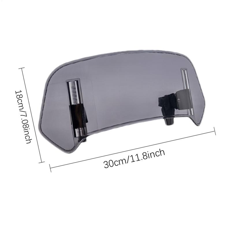 Motorcycle Windshield Extension Motorbike Wind Deflector Airflow Windscreen Wind Deflector Motorcycle Air Deflector