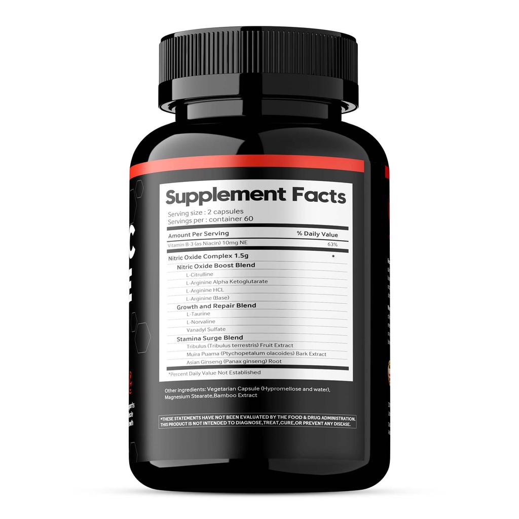 Buporai - Nitric Oxide Capsules - Sports Recovery - Muscle Health