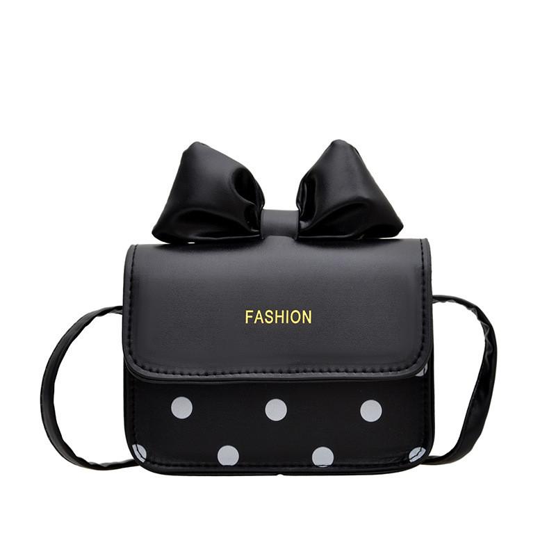 Classic Butterfly Bow Girl Mini Shoulder Bag With Pu Material For Daily Use