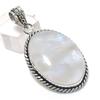 Moonstone Gemstone 925 Sterling Silver Jewelry Pendant 2.01"