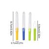 3pcs Threader With Cover Automatic Threading Colorful Plastic Needle Changer Needle Threading Device Household Sewing Tools