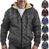 Мужская утолщенная куртка на пуговицах с двойным карманом и карманной вставкой, хлопковая куртка