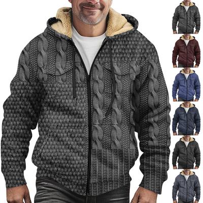 Мужская утолщенная куртка на пуговицах с двойным карманом и карманной вставкой, хлопковая куртка