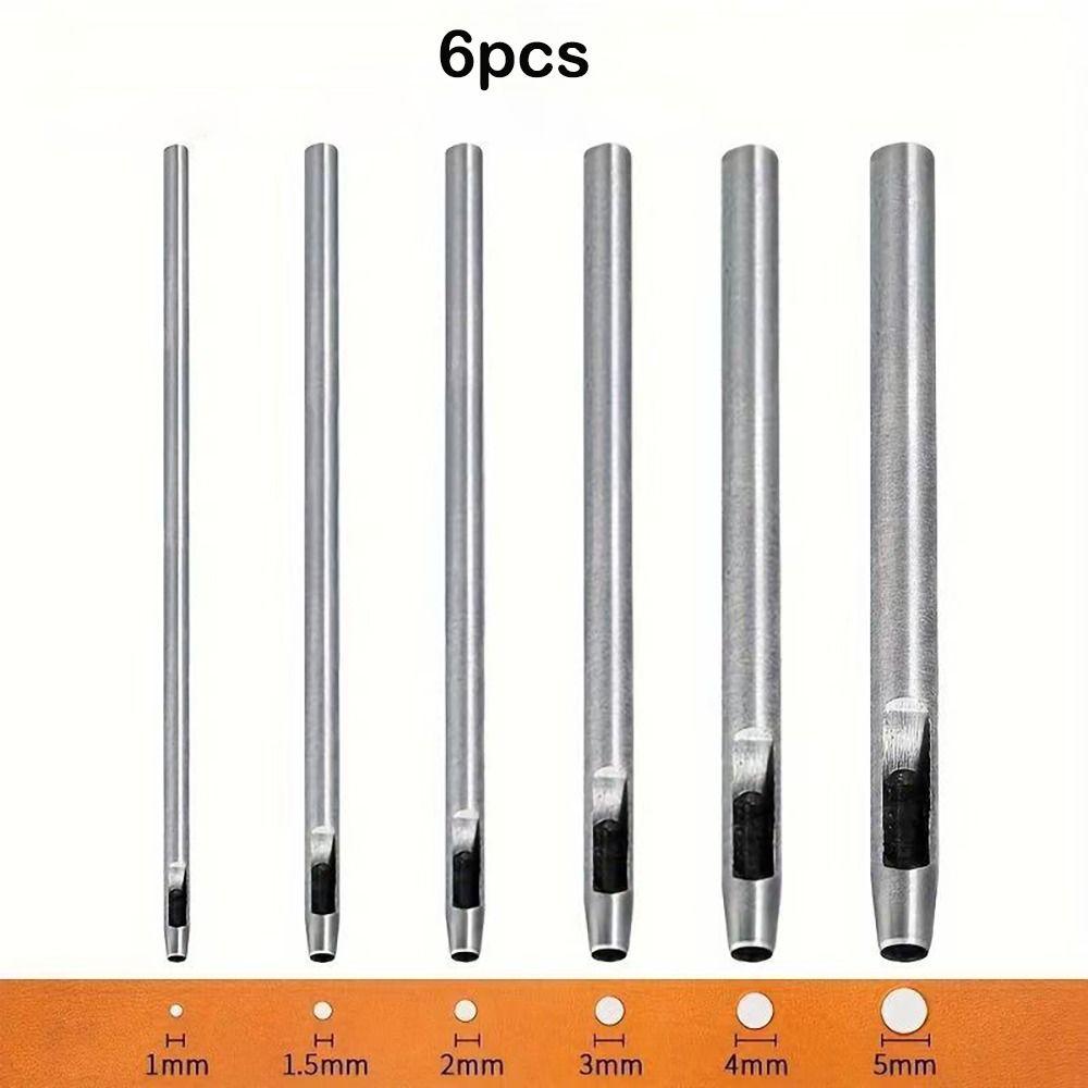 Mix Size Punch Tool Steel Hollow Cutter Puncher High Hardness Round Hole Punch  Belt