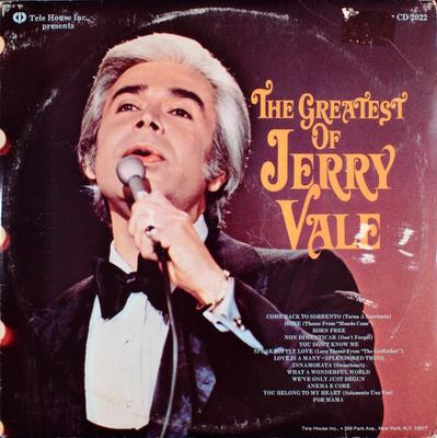 LP-пластинка ДЖЕРРИ ВЕЙЛ - The Greatest Of Jerry Vale CD2022 Tele House 1974 US Поп Б/У