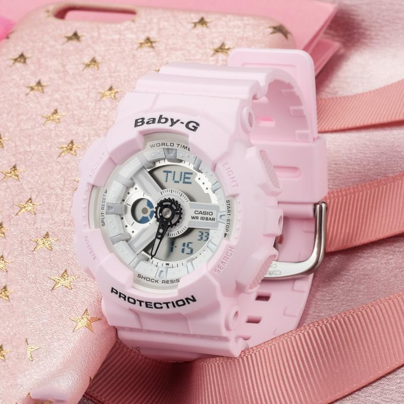 Casio Женские часы BABY-G Серые BA-110BE-4APR-