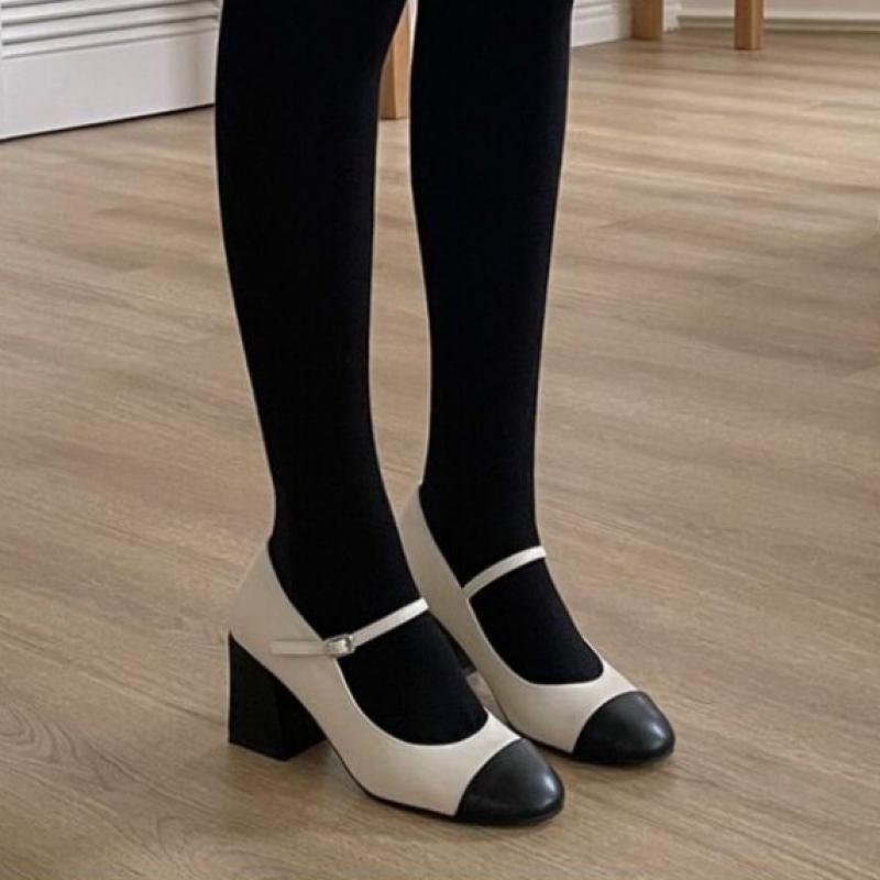 New Arrivals Open Run Women Two Tone Mary Jane Pumps Dress Shoes Nearly
