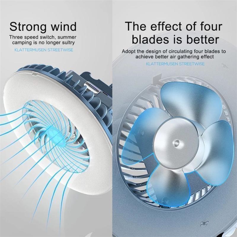 1 шт. уличный вентилятор, светильник для кемпинга, зарядка через USB, аварийное освещение, светильник для палатки, мощность, мини-вентиляторы