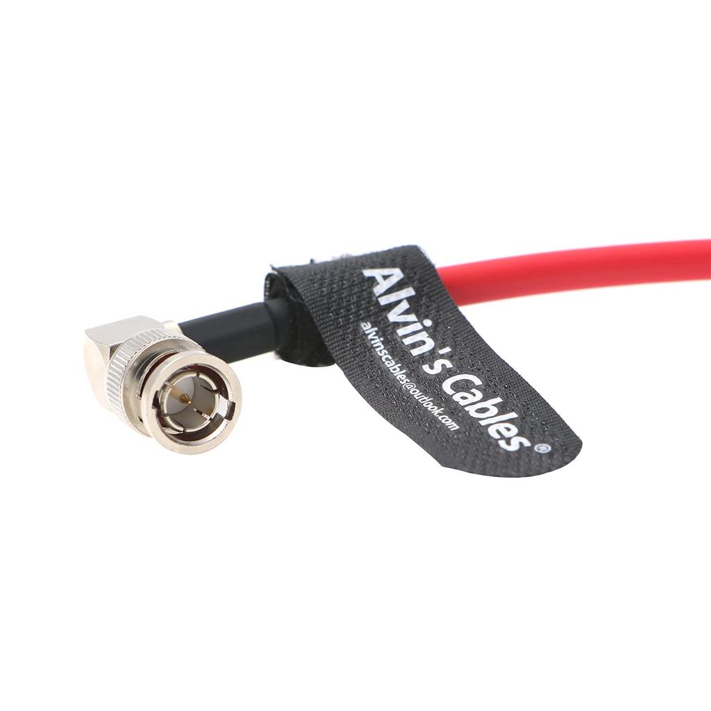 Кабель защиты порта SDI, гальванический изолятор, SDI-протектор для кабеля BNC «папа-мама», кабель Alvin RED-Komodo 8 дюймов 20 см (Красный/Правый угол)