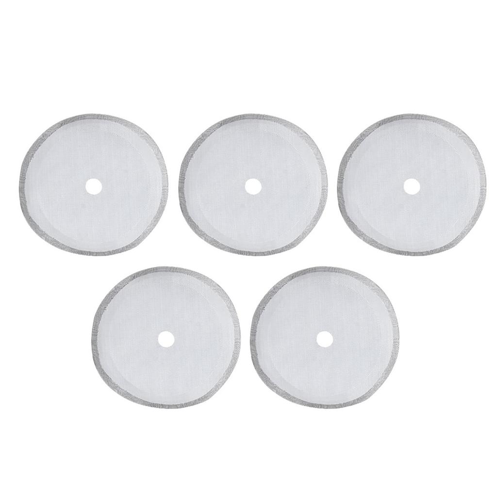 5Pcs 304 Stainless Steel Coffee Filter Portable Detachable Coffee Pot Mesh Filter Accessory