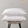 Goodnight Kiss 100% White Duck Goose Down Pillow Neck Protection 100% Cotton Cover Luxury Feather Bed Pillow Insert for Sleeping