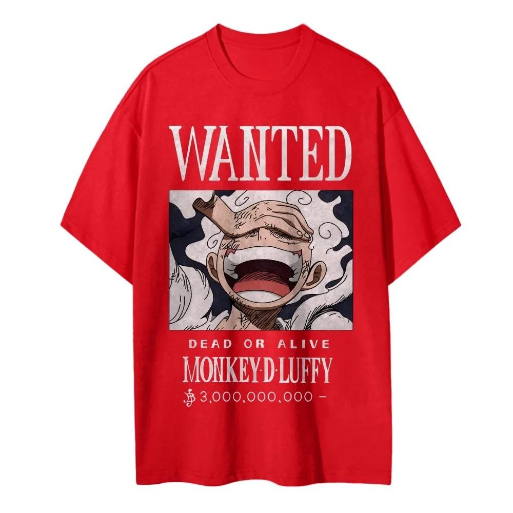 2026 One Piece Unisexs and Womens Tshirt Monkey D Luffy Anime Y2k Tee Summer and Spring New Boys Short Sleeves Parentchild
