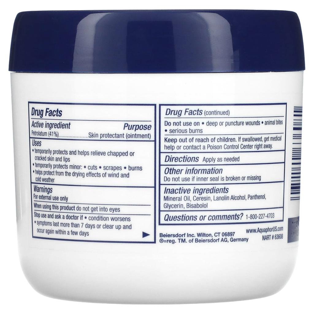 Aquaphor Лечебная мазь, защитное средство для кожи, 14 унций (396 г)