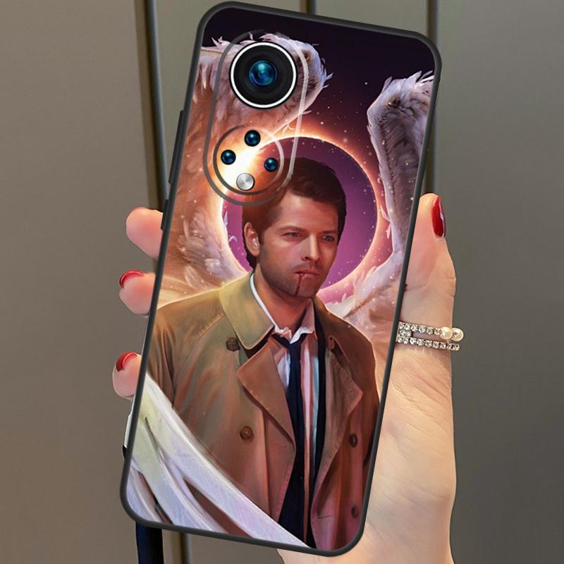 Чехол Angel Castiel Supernatural для Honor X8b X9b 90 70 50 Magic 5 Pro Magic 6 Lite X6 X7 X8 X9 X6a X7a X8a X9a