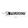 2026 Hot Car Sticker 2/4pcs Car Speaker Audio Aluminum Badge Emblem Sticker New For Peugeot GT 307 206 308 407 207 3008 208 4008
