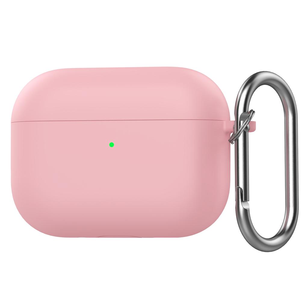 Applicable To Apple Airpodspro3 Earphone Protective Case One-piece Solid Color Airpods4 Silicone Case