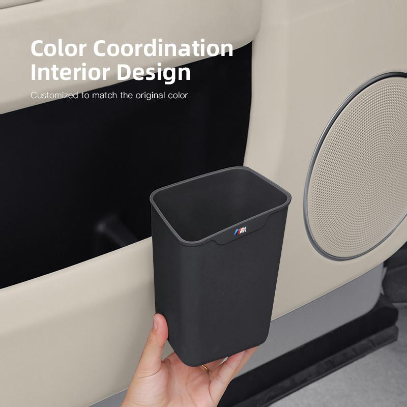 Silicone Multifunctional Car Door Storage Bin Trash Can Accessories For BMW E90 G80 M3 G30 M5 F82 F83 F20 F21 G42 F95 F96 G06 M2 ws9