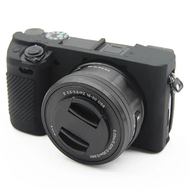 Чехол для Sony Alpha A5100 A5000 A6000 A6100 A6300 A6400, мягкий силиконовый резиновый чехол для камеры, сумка для защиты кожи, защитный корпус