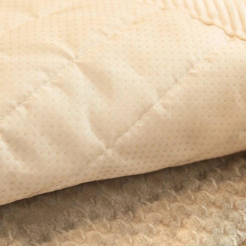 Thick Plush Sofa Covers Woven Fabric Non-slip Winter Warm Sofa Mat Slipcover Sofa Towel Couch Cushion for Room Home Mattress