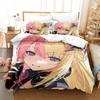 Комплект постельного белья Kotoko Torahime Односпальный Полуторный Двуспальный Кинг-сайз Набор для кровати Взрослый Детский Спальня Комплекты пододеяльников Аниме Parure De Lit Кровать