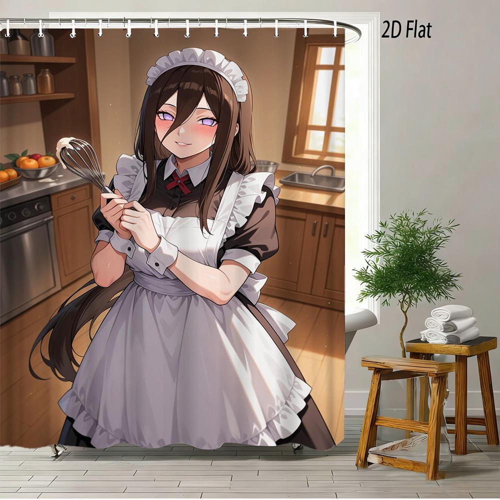 2D плотная шторка для душа с принтом Наруто Аниме Мадара Учиха Совершенный Сусаноо Меч Водонепроницаемая для Ванной Комнаты Декор