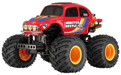 Tamiya Электрическая радиоуправляемая машинка серии Monster Beetle Trail 58672 1/14 №672 (Шасси GF-01TR)