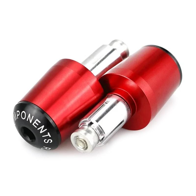 1 пара мотоциклетных ручек руля, концы, алюминиевые заглушки руля, универсальные для замены концов руля скутера