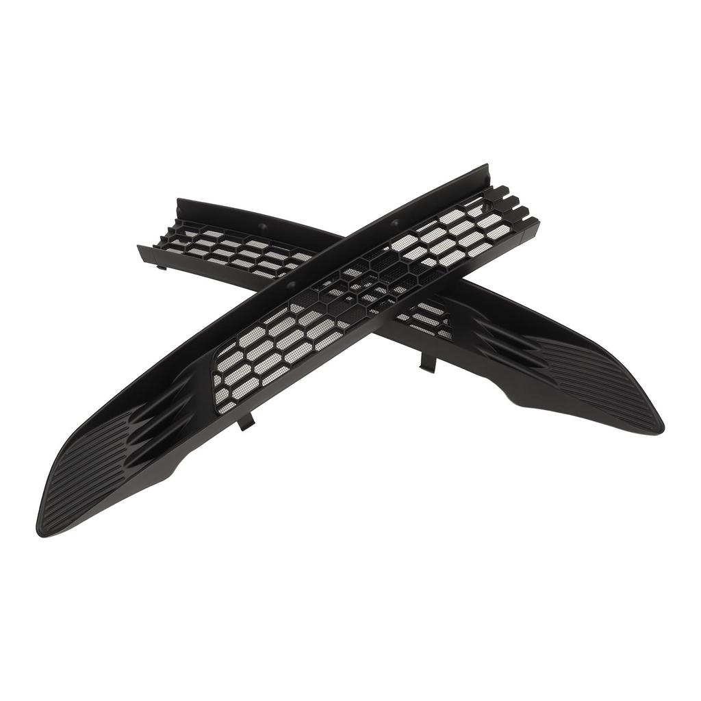 Car Front Bumper Grill Split Type Matte Black Air Intake Grille Cover Replacement for Tesla Model 3 2017 to 2023