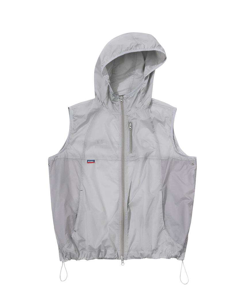 Спортивная жилетка с капюшоном Sport Chamber Sc Light Active (Светло-серый)
