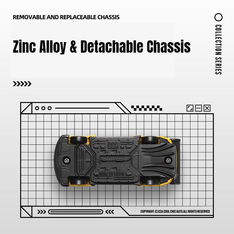 1/64 BMW M4 G82 Седан Миниатюрная модель CCA MSZ 3" цинковый сплав игрушечный автомобиль транспортное средство свободные колеса литой металл коллекция подарок для детей