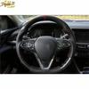 For 2017- Buick Regal Carbon Fiber Steering Wheel Button Frame Trim 2PCS