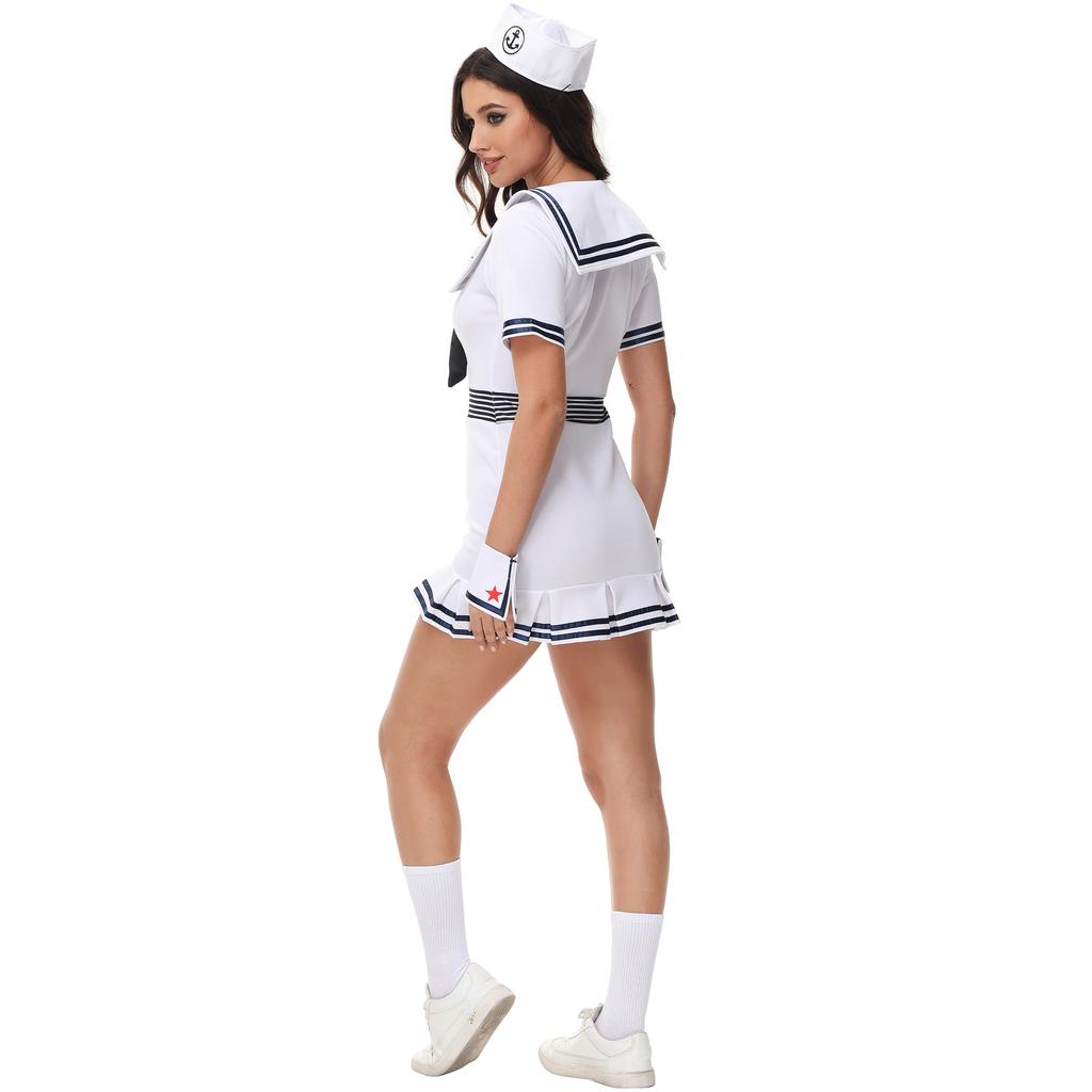 European and American Sexy British Sailor Uniform, Cosplay Carnival Event Party Performance Cos Navy Suit