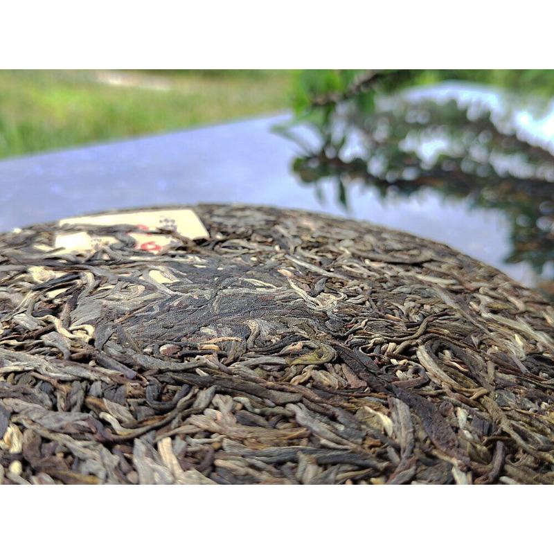 357 г Сырой чай Ибан Пуэр Древние шесть великих чайных гор Юньнань Пирог из старого дерева