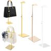 Прочный держатель для сумок Роскошная подвесная стойка для демонстрации сумок Регулируемая полка для сумок Роскошный