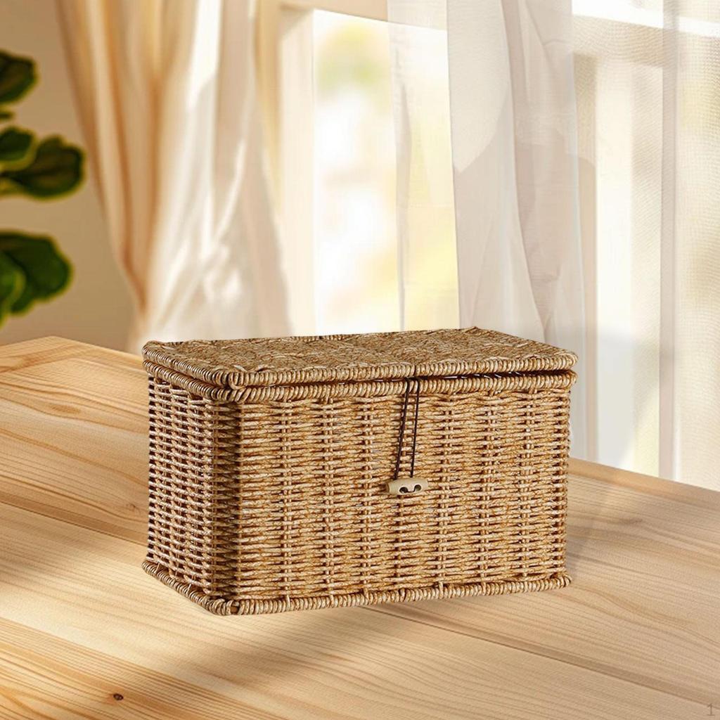 Прямоугольный контейнер с крышкой для организации дома на пеленальном столике и кухонной поверхности