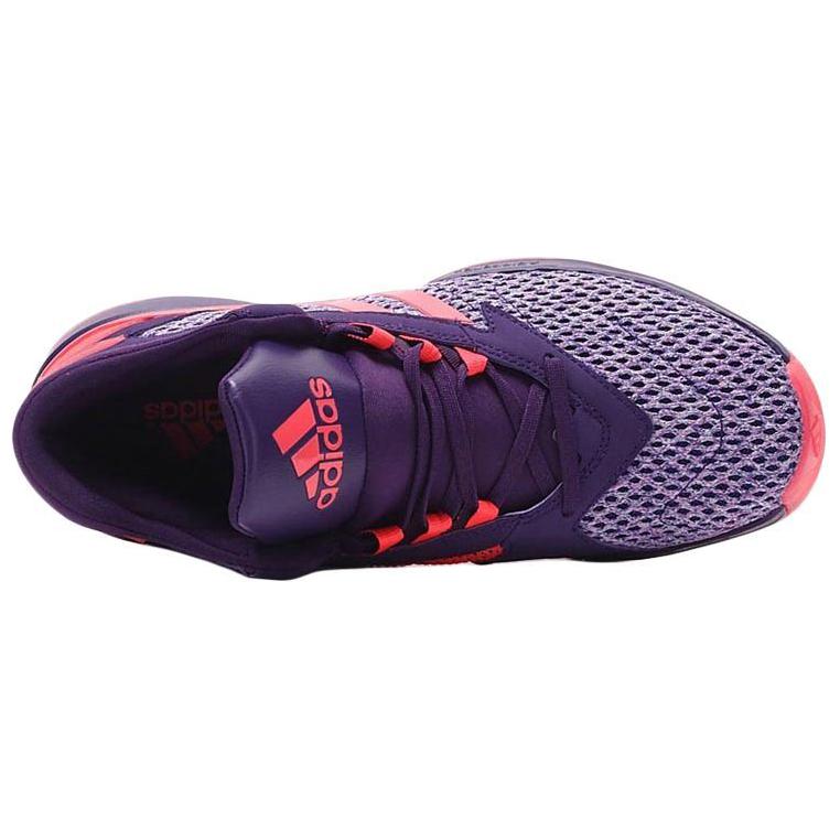 adidas Баскетбольные Универсальные Удобные Нескользящие Прочные Высокие Баскетбольные Кроссовки Мужские Кроссовки Фиолетовые Красные AQ8553