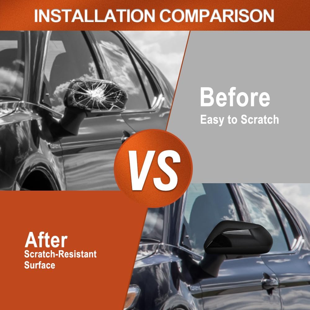 Side Mirror Cover, Compatible with Toyota Camry XLE/XSE/Hybrid XLE 2018-2021, Car Mirror Housing Cover Passenger Rear View Mirror Cap,