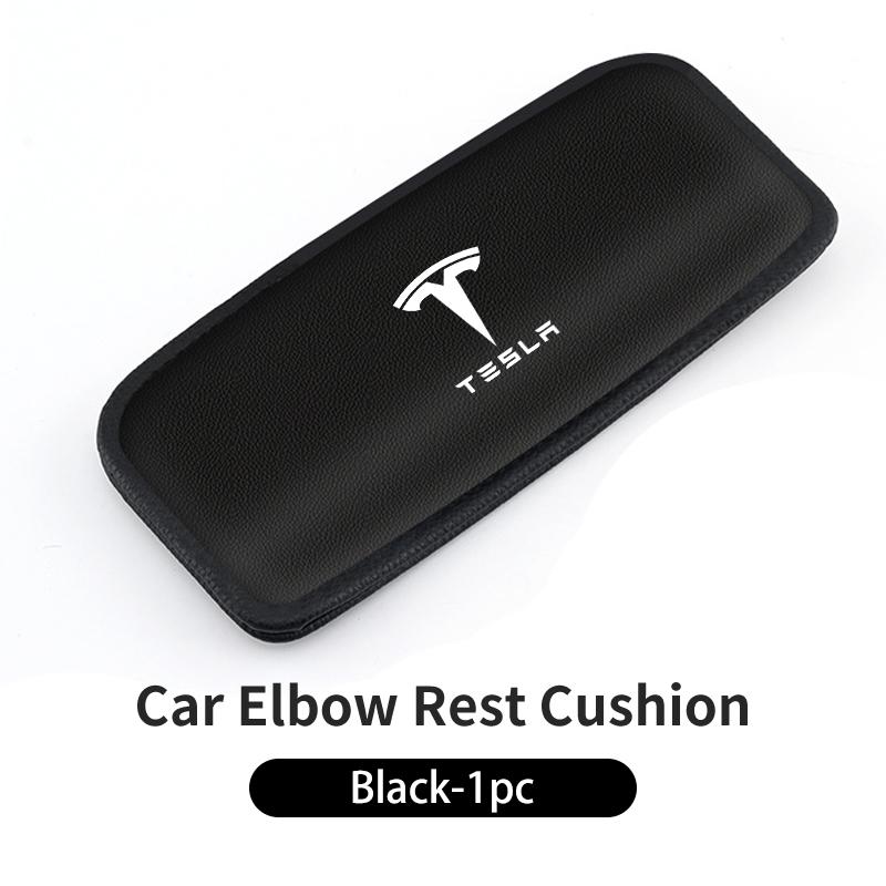 Car Knee Pad Armrest Mat Elbow Pillow Leg Support Cushion Interior For Tesla Model 3 Y S X 2021 Roadster Cybertruck Juguete