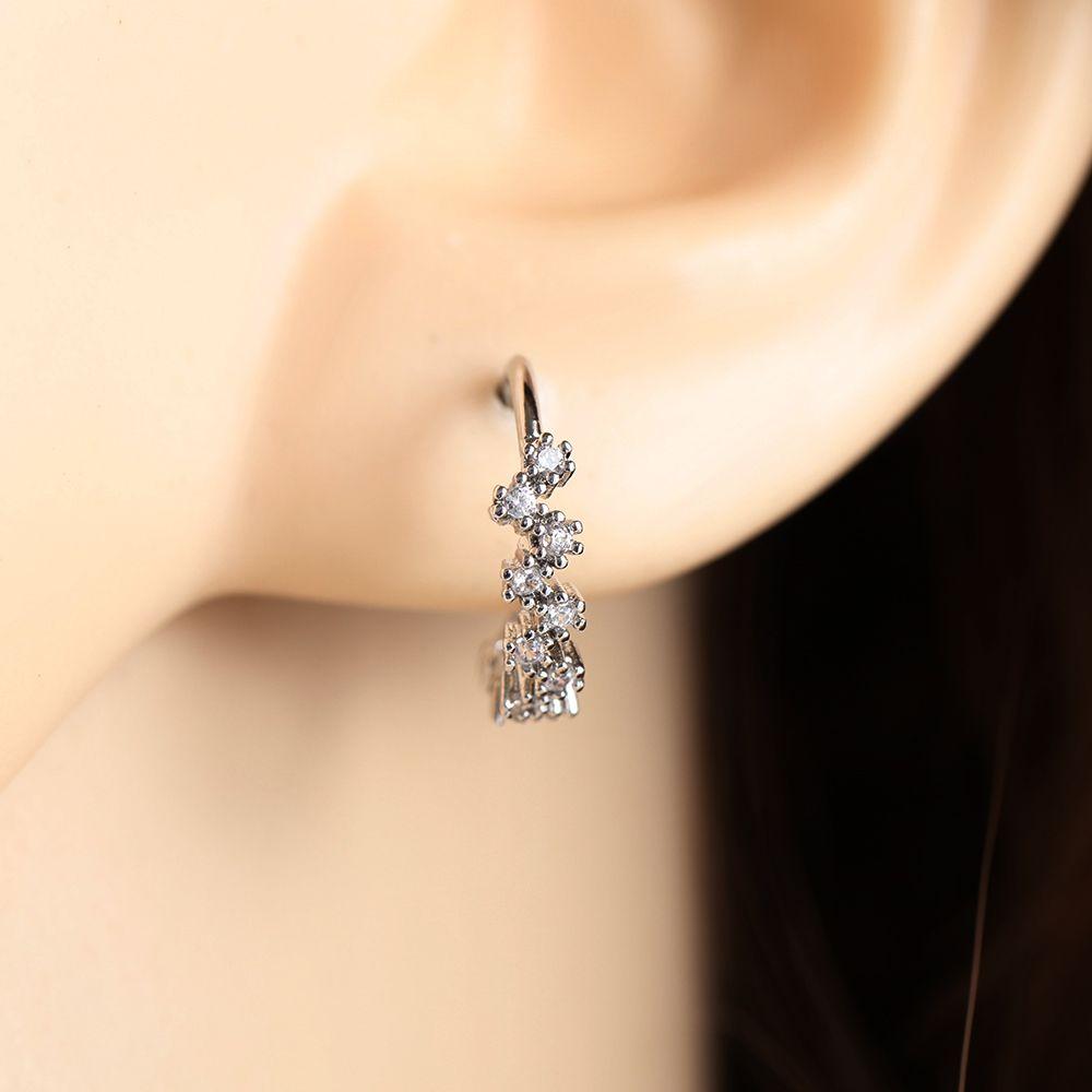 Small Body Piercing Jewelry Labrets Lip Ear Studs Rhinestone Cartilage Helix Tragus Earrings