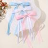 1PCS Candy Ribbon Tassel Bowknot Hair Clips Sweet Women Streamer Hairpin for Women Girls Long Bows Barrettes Accessories