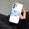 Чехол для телефона Шотландия Шотландский флаг для Samsung S25, S24, S21, S22, S23, S30, Ultra, S20, Plus, Fe, Note, 10, 9, 5G Черный