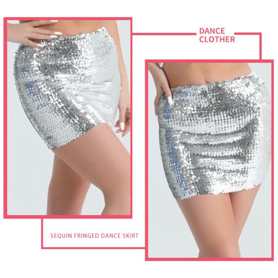 Женская юбка с пайетками, облегающая юбка с высокой талией, мягкая светоотражающая ультра короткая юбка выше колена, прочная строчка, сексуальная одежда для взрослых