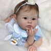 Lifelike Bebe Reborn Dolls RAVEN Cotton Body Lovely Princess Toddler 20 Inch Cute Reborn Baby Doll Newborn for Girls Kid's Birthday Holiday Gifts